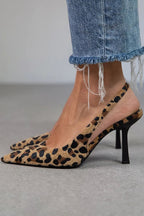 Avery | Leopard Print D'Orsay Heels
