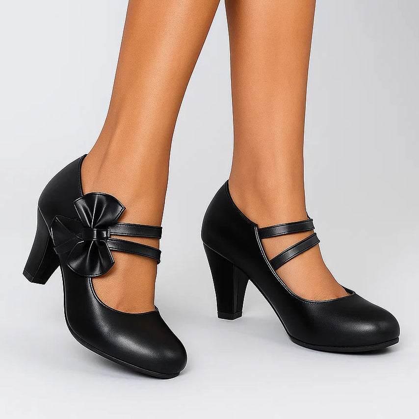 Vena | Elegant Bow Heels