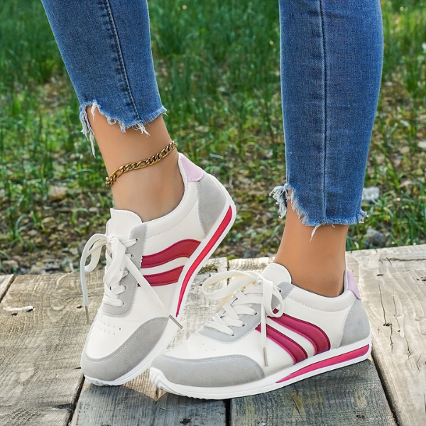 Lina | Comfortable Lace-Up Casual Sneakers