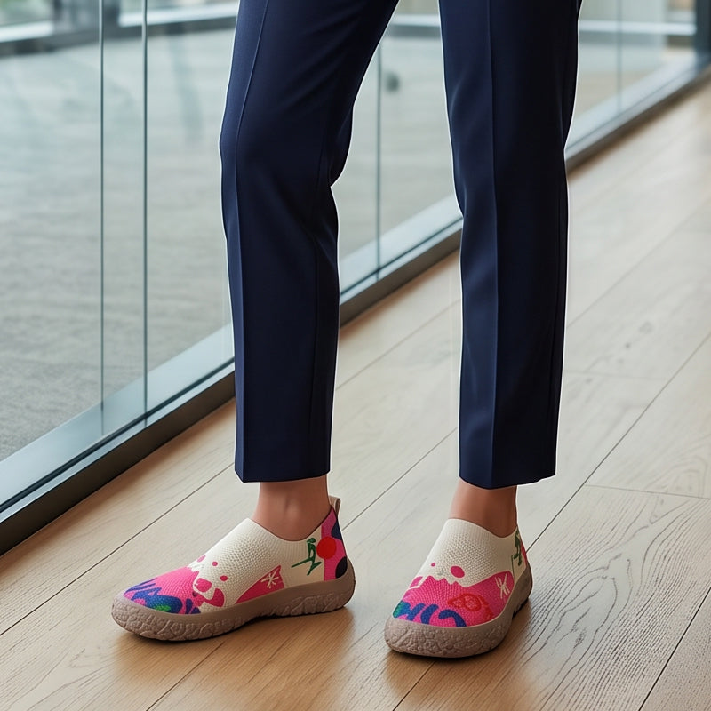 Zara | Artistic Print Slip-On & Soft Sole