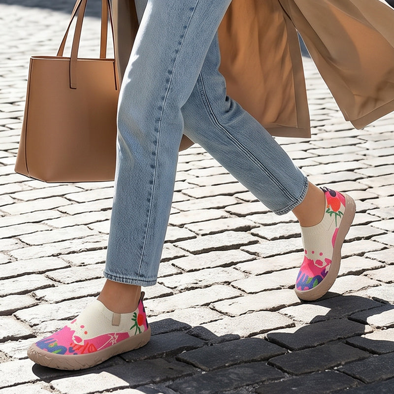 Zara | Artistic Print Slip-On & Soft Sole