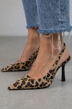 Avery | Leopard Print D'Orsay Heels