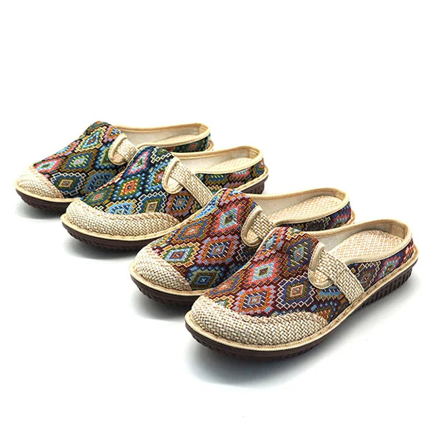 Casual Ethnic Style Slippers