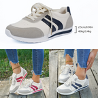 Lina | Comfortable Lace-Up Casual Sneakers