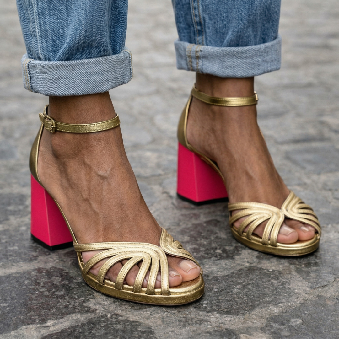 Milvia | Classic Ankle Strap Sandals