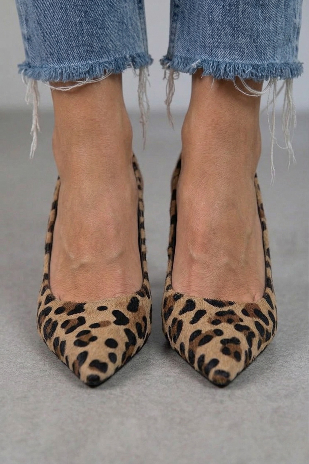 Avery | Leopard Print D'Orsay Heels