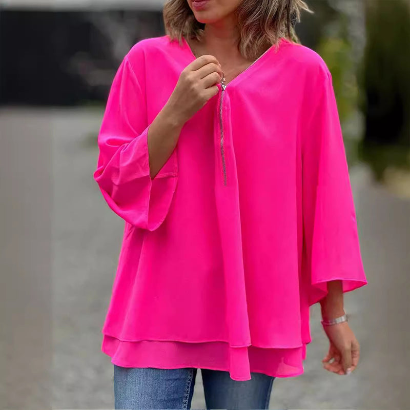 Lauraine | Casual Layered Blouse