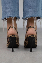 Avery | Leopard Print D'Orsay Heels