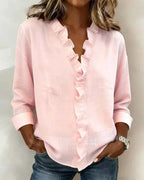 Beatrice | Refined V-Neck Blouse