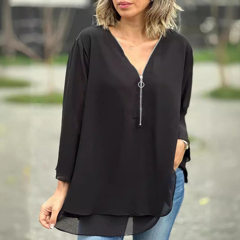 Lauraine | Casual Layered Blouse