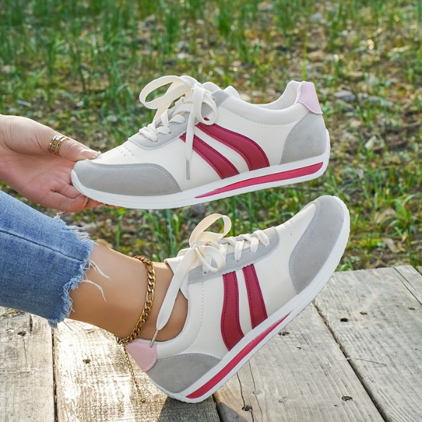 Lina | Comfortable Lace-Up Casual Sneakers