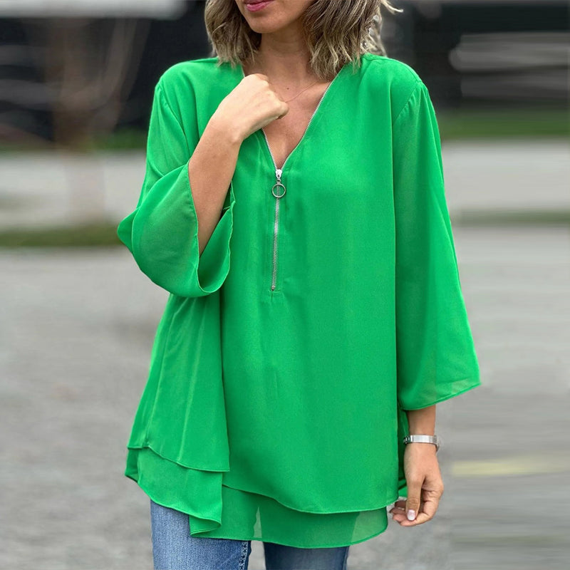 Lauraine | Casual Layered Blouse