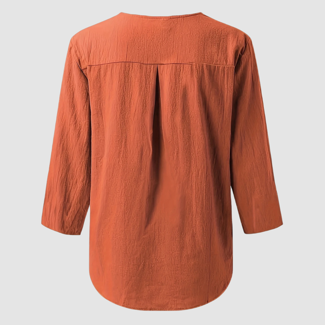 Amira | Elegant Button Blouse