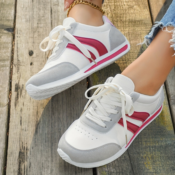 Lina | Comfortable Lace-Up Casual Sneakers
