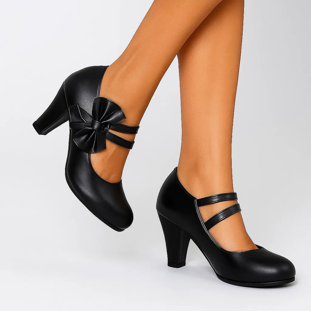 Vena | Elegant Bow Heels