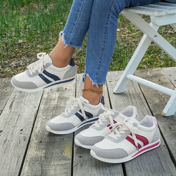 Lina | Comfortable Lace-Up Casual Sneakers