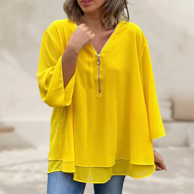 Lauraine | Casual Layered Blouse