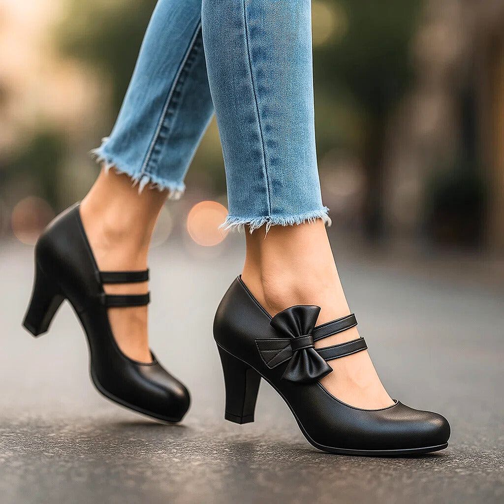 Vena | Elegant Bow Heels