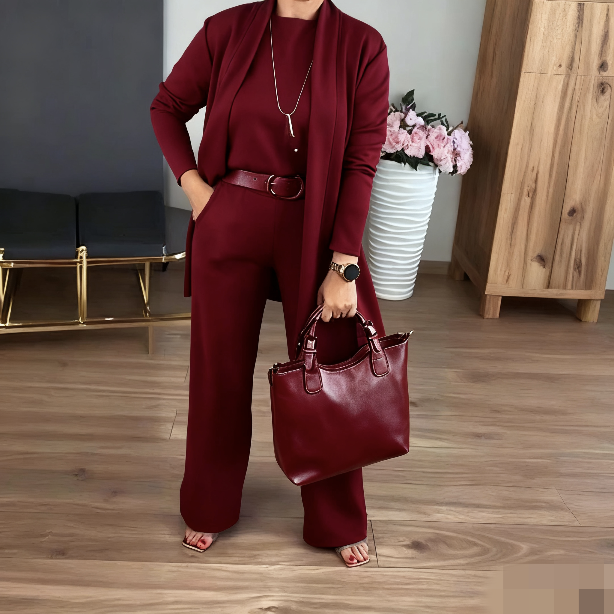 Chomi | Cozy Chic Three Piece Set