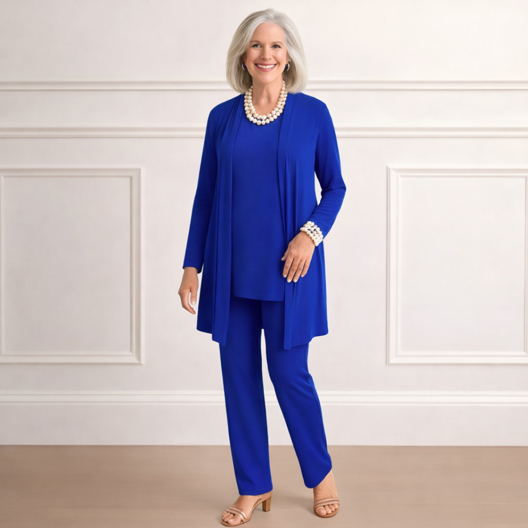 Ronalie | Elegant Top and Pants Set