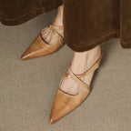 Aluna | Genuine Leather Mules