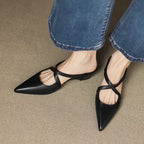 Aluna | Genuine Leather Mules