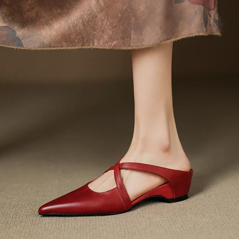 Aluna | Genuine Leather Mules
