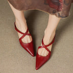 Aluna | Genuine Leather Mules
