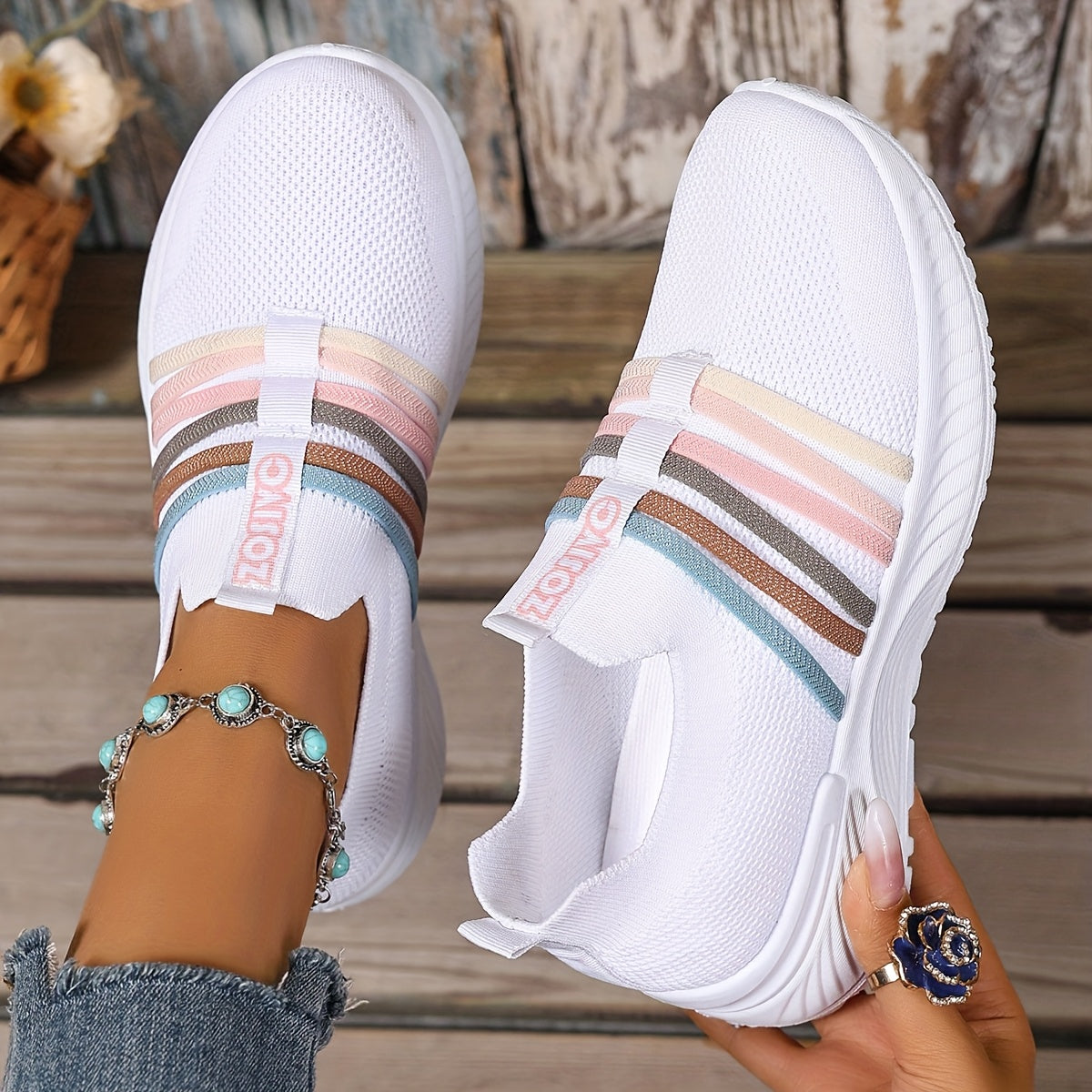 Marley | Lightweight Slip-On Trainers for Everyday Comfort