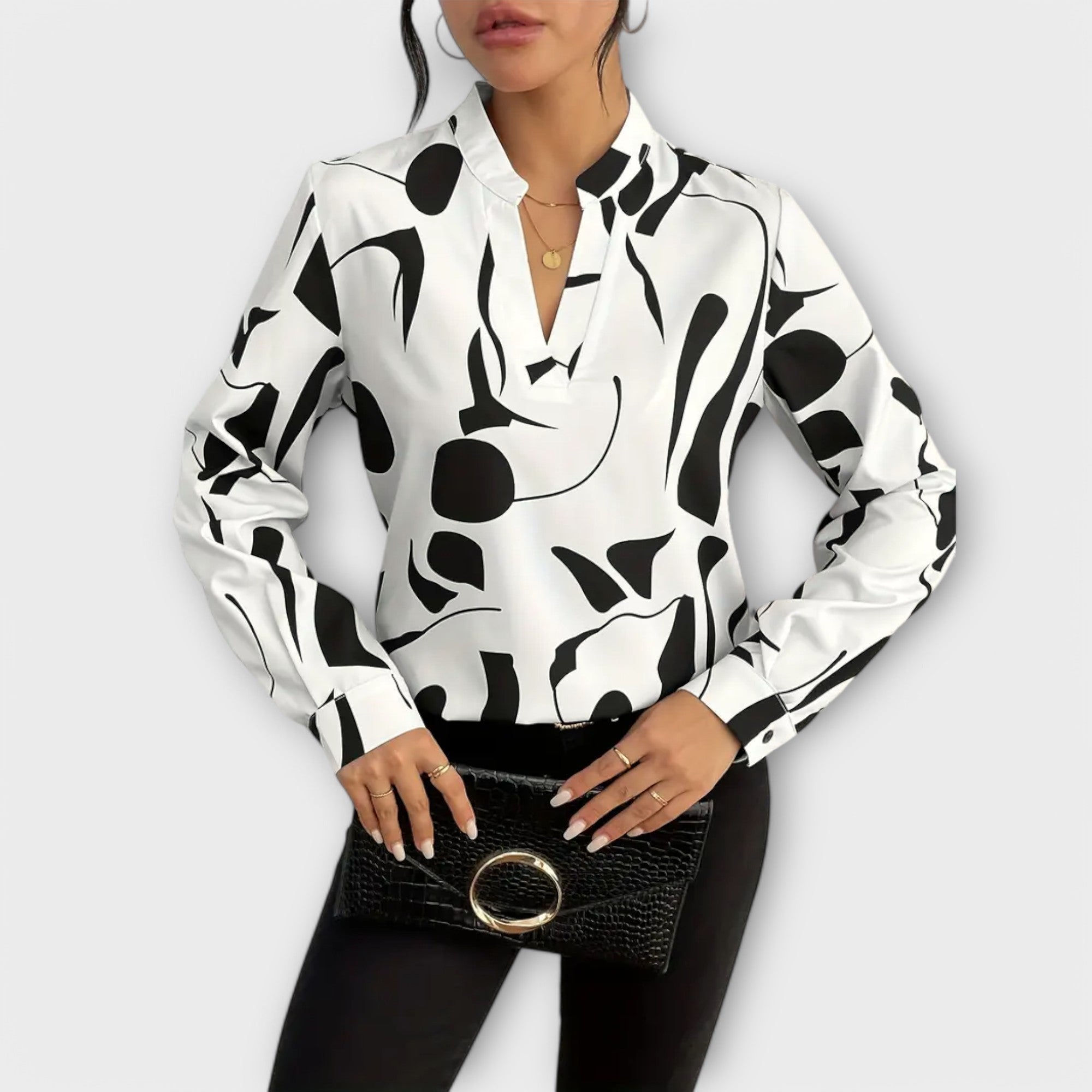 Zaylith | Elegant V-neck Blouse