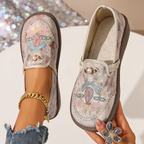 Amara | Comfortable Casual Embroidered Shoes