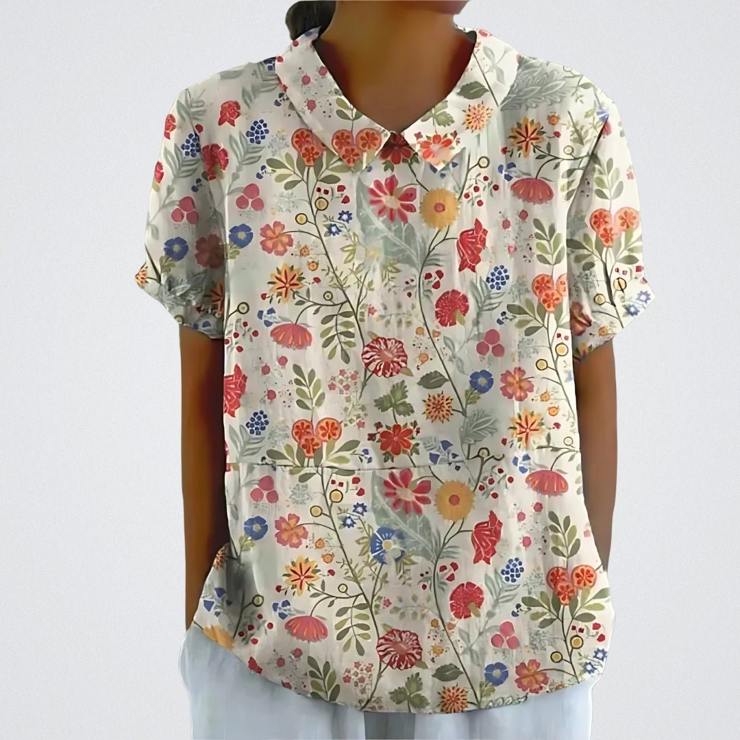 Heidi | Pastel Garden Blouse