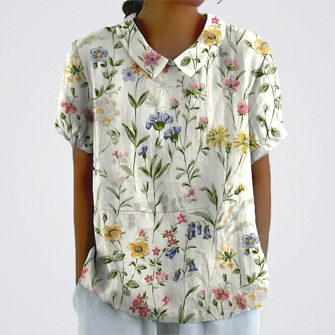 Heidi | Pastel Garden Blouse