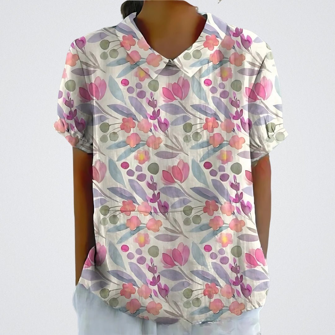 Heidi | Pastel Garden Blouse