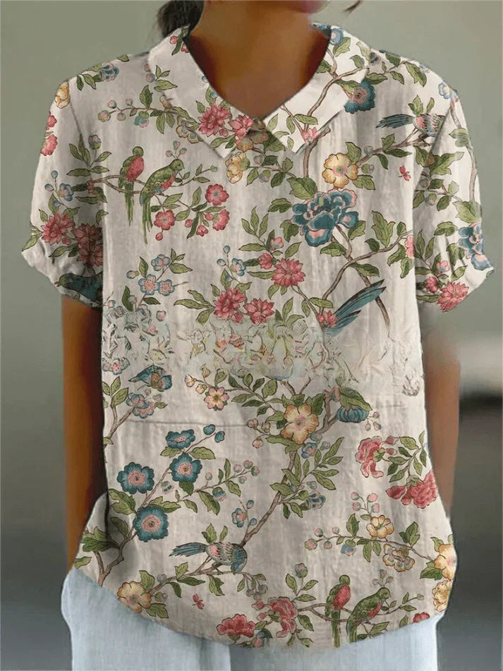 Inca | Artisan Floral Blouse