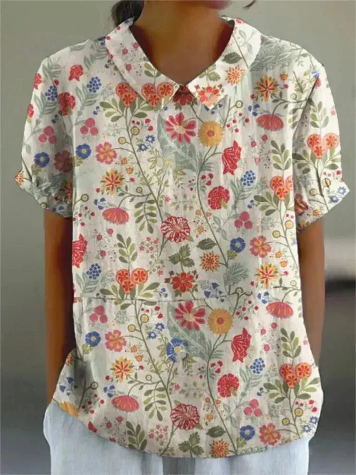 Inca | Artisan Floral Blouse