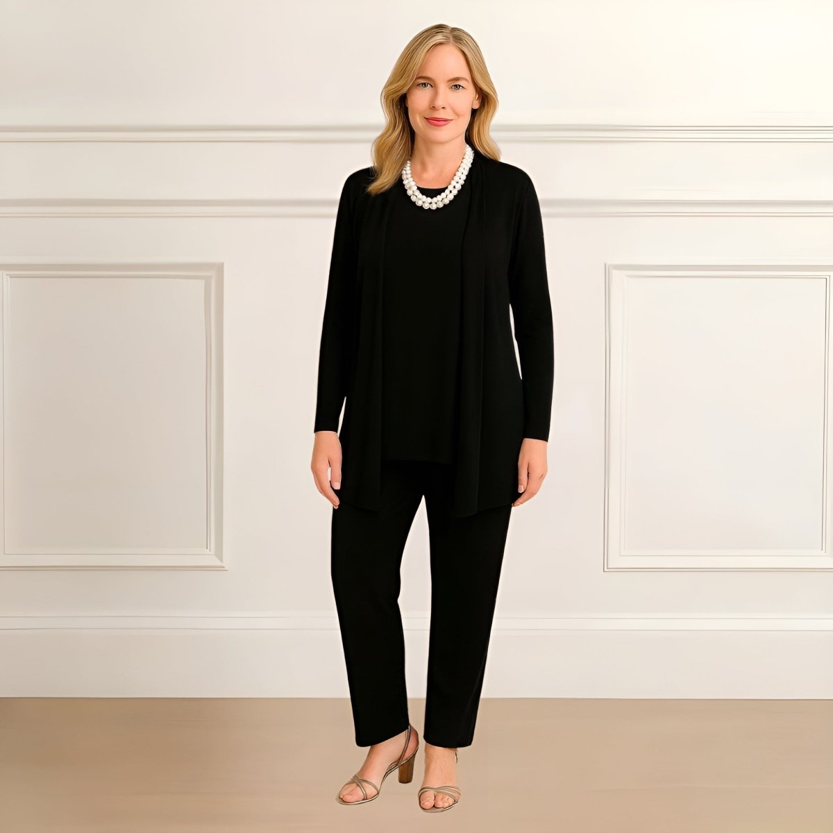 Ronalie | Elegant Top and Pants Set