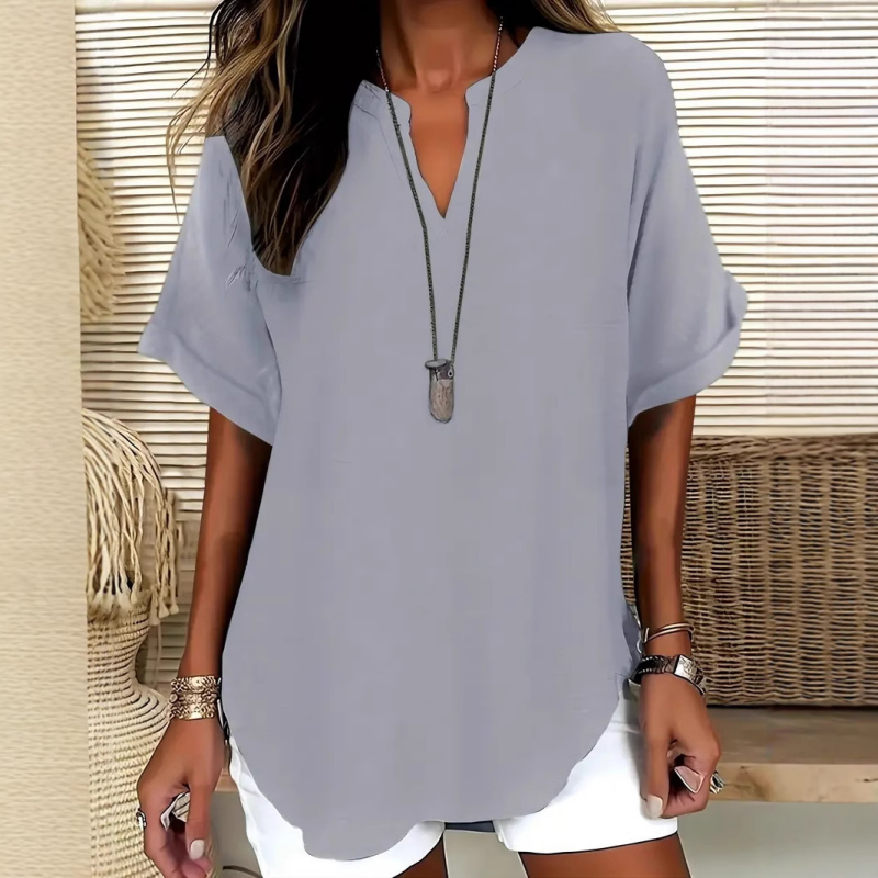 Charlene | Relaxed Tunic Blouse