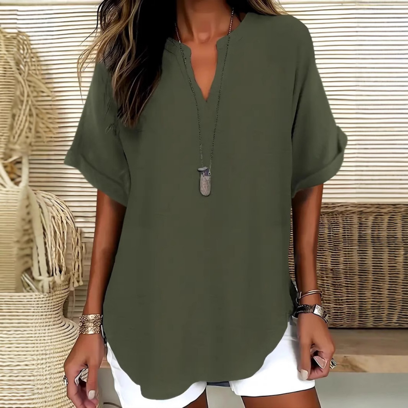 Charlene | Relaxed Tunic Blouse