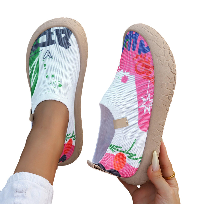 Zara | Artistic Print Slip-On & Soft Sole