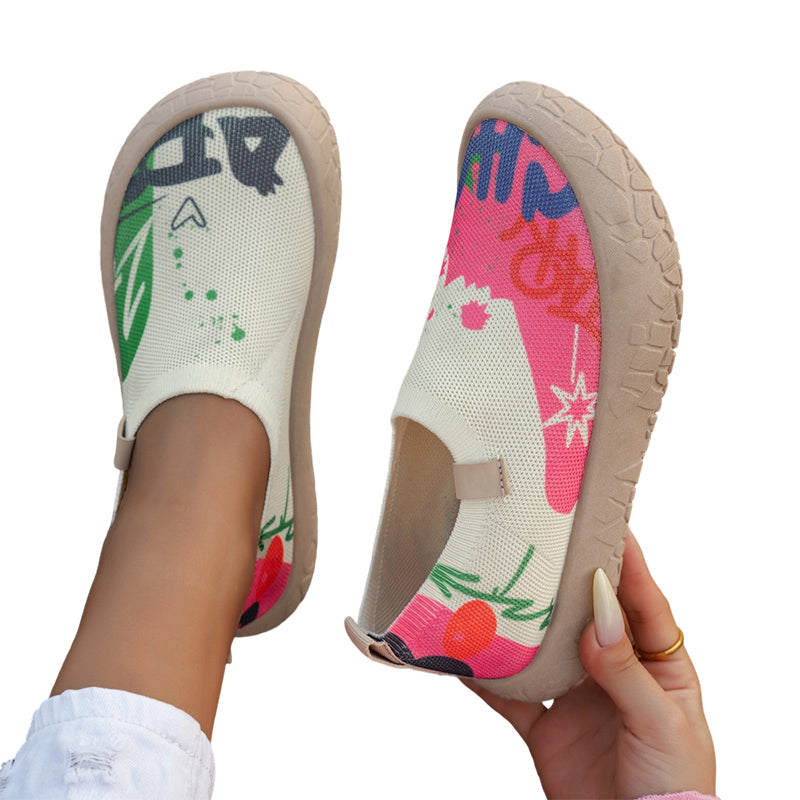Zara | Artistic Print Slip-On & Soft Sole