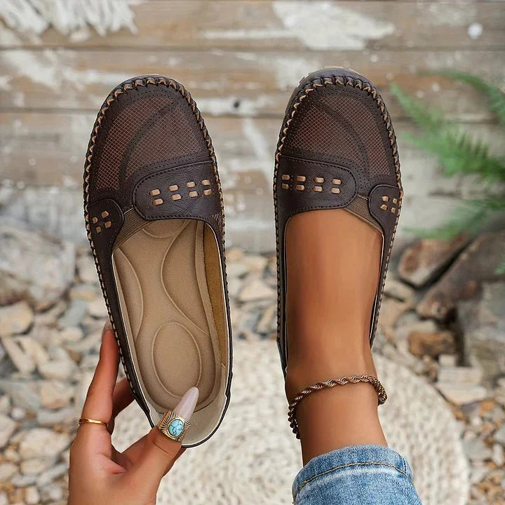 Renée | Ajouré Loafer with Memory Foam Sole